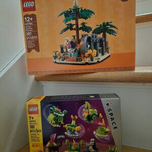 Lego Alien Pack # 40715 & African Savanna Diorama  # 40784 NEW